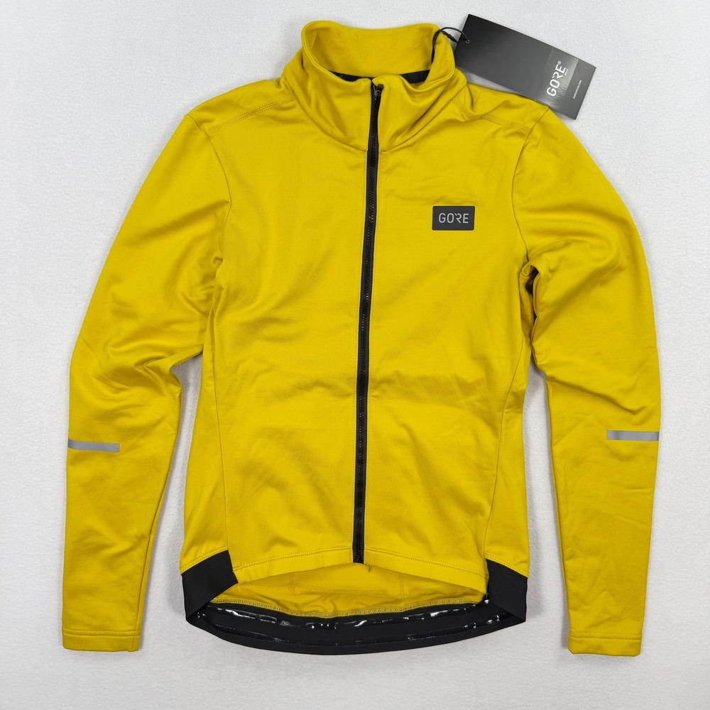 Gore Wear Progress Thermo Cycling Jersey Size XS Womens Yellow‎ NEW